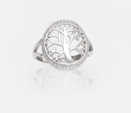 “VITA” anillo plata árbol de la vida
