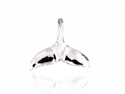 “BALLENA” colgante plata