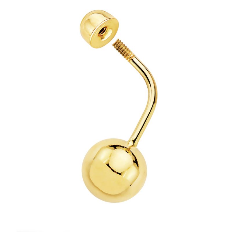 "ISOLA" 18K PIERCING OMBLIGO - Imagen 2