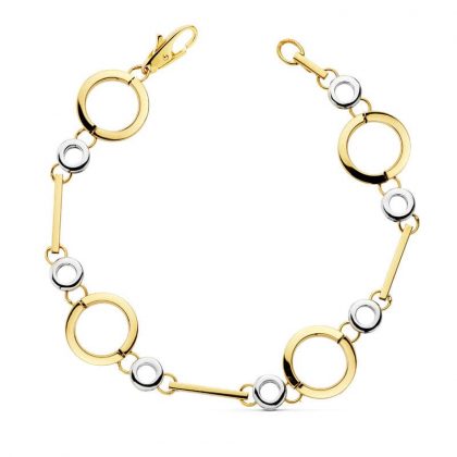 “LIVEO” pulsera oro 18K