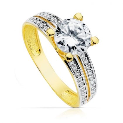 "DESTINO" 18K SOLITARIO