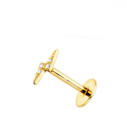"INTRAESTELAR" 18K PIERCING OREJA