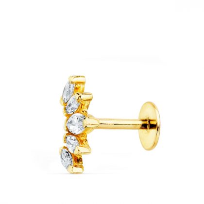 "ELEANA" 18K PIERCING OREJA