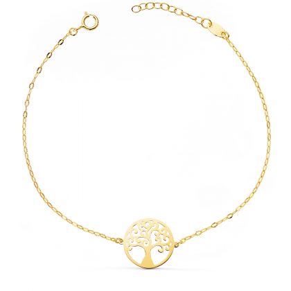 "FLORAL" 18K PULSERA ORO