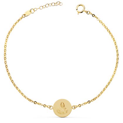 "ESCAPULARIO" 18K PULSERA ORO