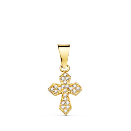 "SALVADORA" 18K CRUZ ORO