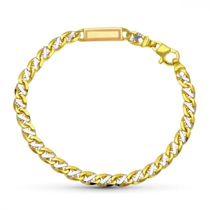 "TRICOLOR" 18K PULSERA ORO