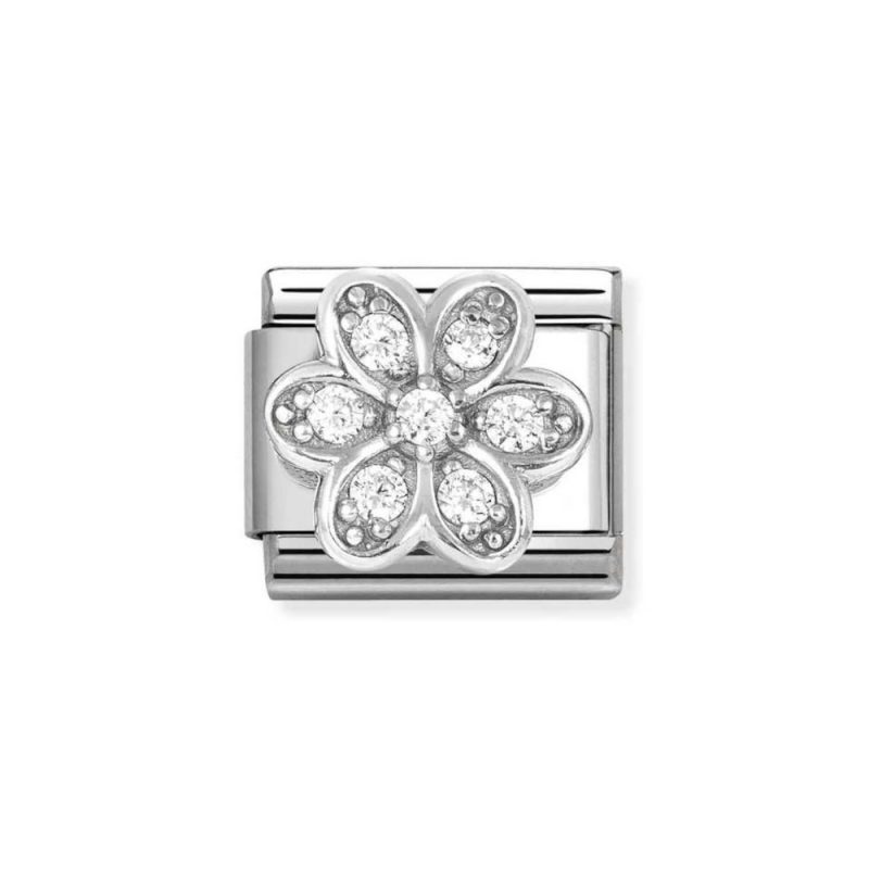 Link Composable Classic Margarita con CZ blancos