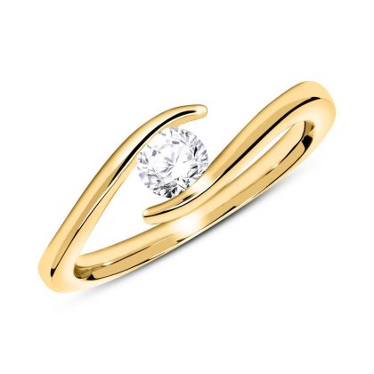 “INES” anillo Oro 18K