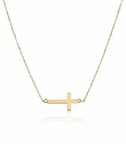 “PAZ” gargantilla cruz