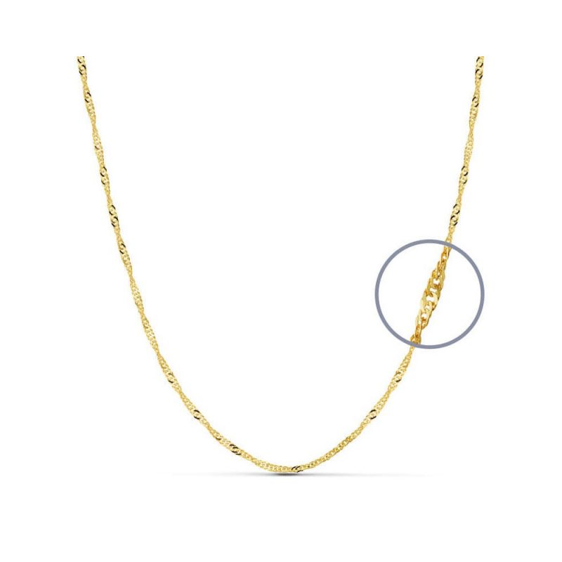 “AMAL” cadena oro 18K