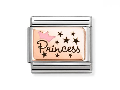 AÑADIR A LA BOLSA Link Composable Classic PRINCESS con corona Rosa
