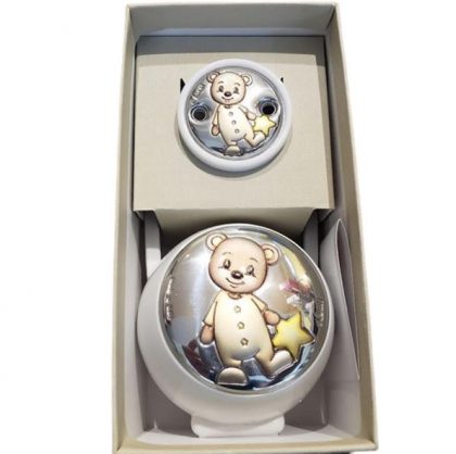 SET PINZA Y CHUPETERO OSITO PIJAMA ñ