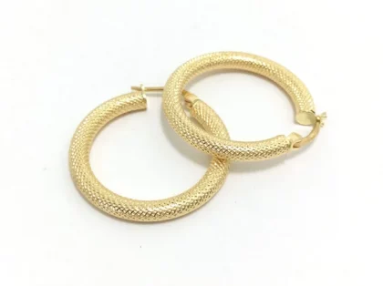 “PASIÓN” argollas oro 18K