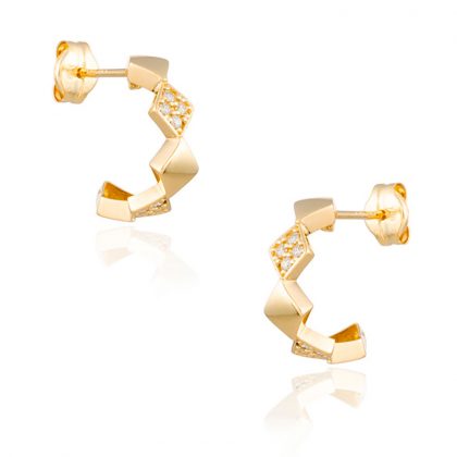 “RUAM” pendientes oro 18K