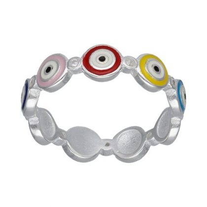 “SUERTE” anillo ojo turco