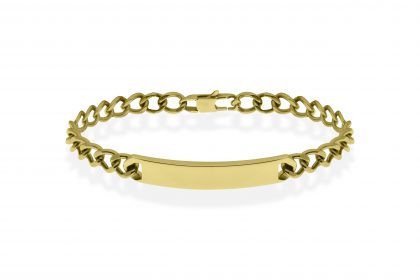 "DANTE" pulsera acero dorado