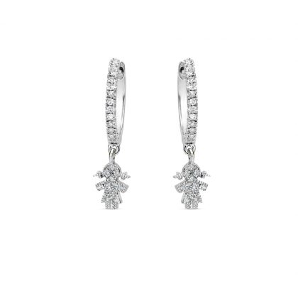 "RAGAZZA" pendientes plata