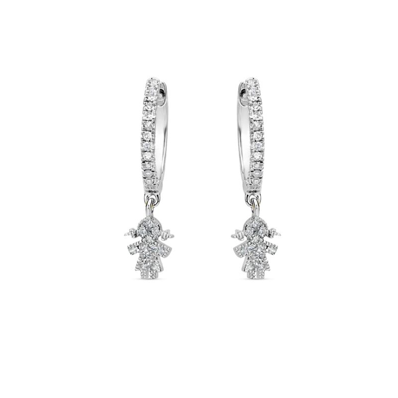 "RAGAZZA" pendientes plata