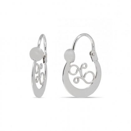 “GUANCHE” argollas canarias plata