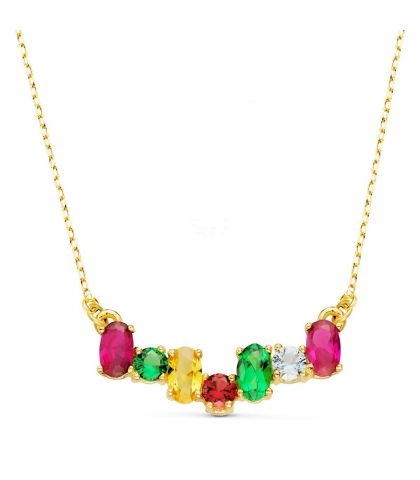 “BAILANDO” gargantilla Oro 18K