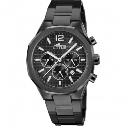 RELOJ DE HOMBRE LOTUS FREEDOM CON ESFERA NEGRA