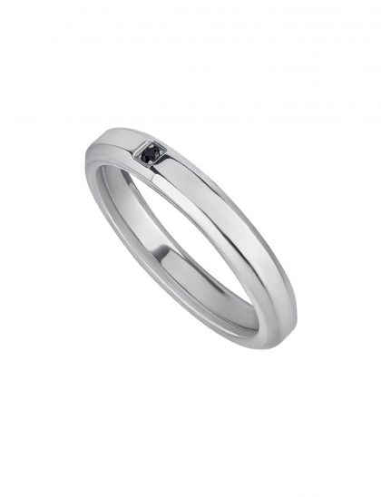 "ZIALO" anillo acero