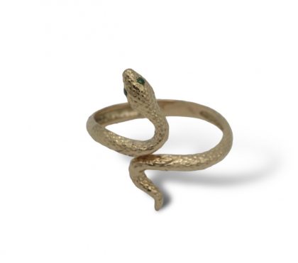 “SERPIENTE” anillo Oro artesanal