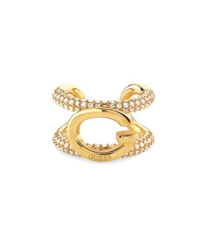 Anillo Guess Mujer Oh my G Acero Dorado