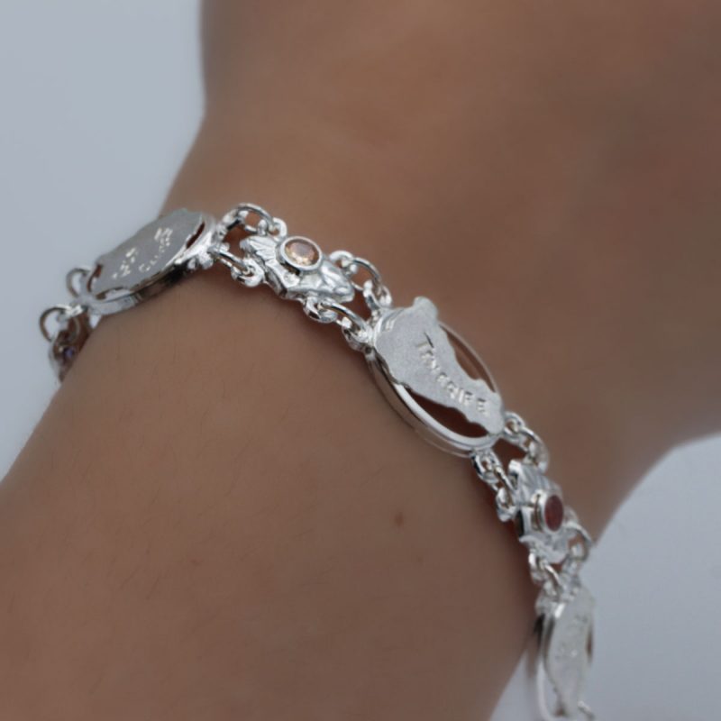 "FUERTEVENTURA" pulsera plata islas canarias