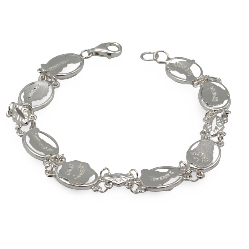 "MENCEY" pulsera plata