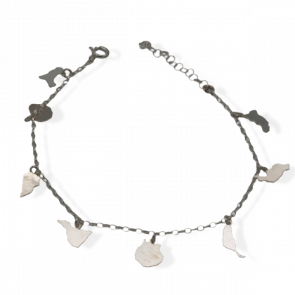 "IBALLA" pulsera plata