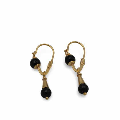 "FAMARA" pendientes plata con baño de oro