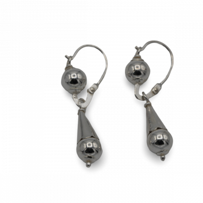 "CICER" pendientes plata