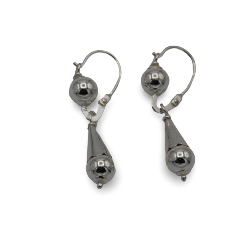 "CICER" pendientes plata