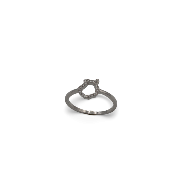"LIRIA" anillo plata circonitas
