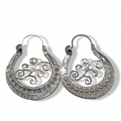 "TANAUSÚ" argollas plata