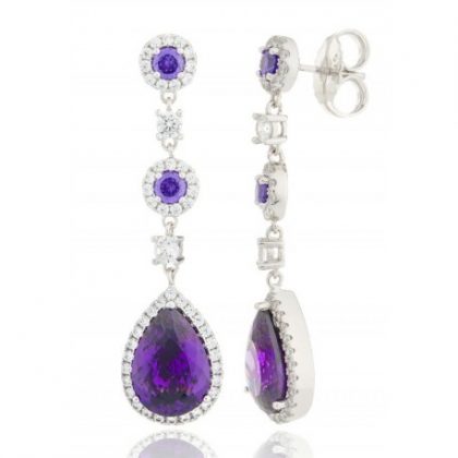 "JOLIE" Pendientes de plata de ley