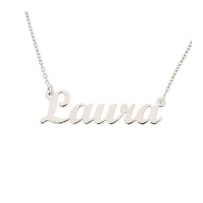 "SAYMYNAME" colgante Handmade