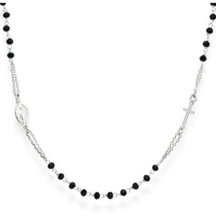 "Gargantilla de rosario con cristales" AMÉN