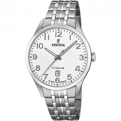 RELOJ DE HOMBRE FESTINA TITANIUM F20466/1 CON ESFERA BLANCA
