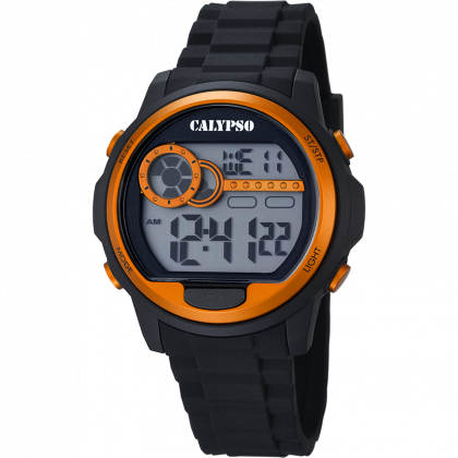 RELOJ CALYPSO DIGITAL FOR MAN K5667/4 NEGRO CORREA DE CAUCHO, HOMBRE