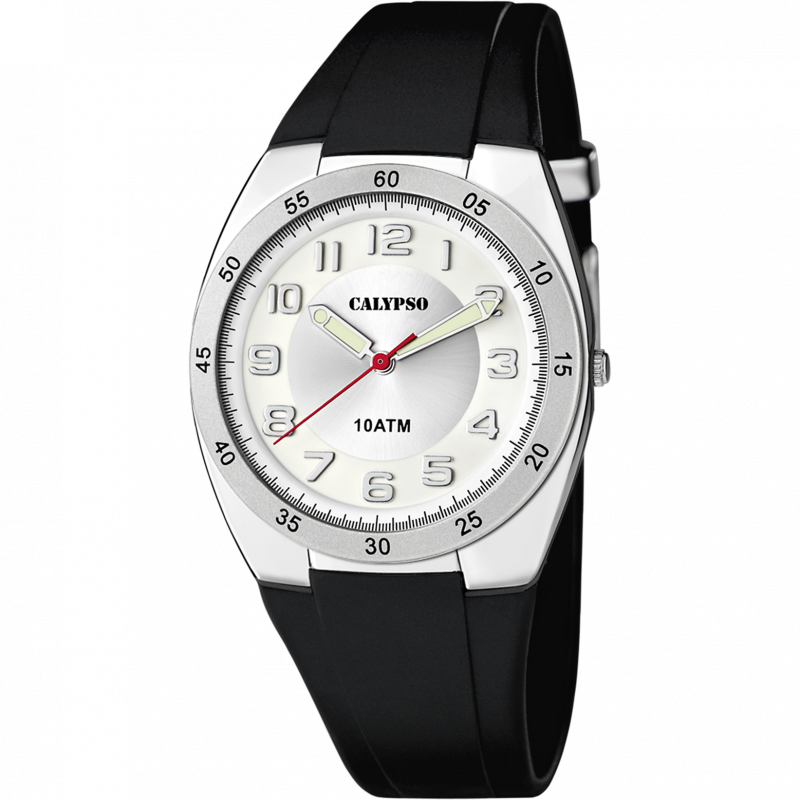 RELOJ CALYPSO STREET STYLE K5753/4 BLANCO CORREA DE CAUCHO, HOMBRE