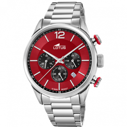 RELOJ LOTUS CHRONO 18688/5 ROJO