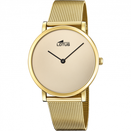 RELOJ LOTUS MINIMALIST 18772/1 DORADO CORREA DE ACERO