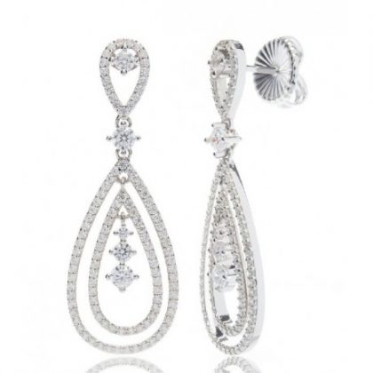 "LOIRA" pendientes de plata