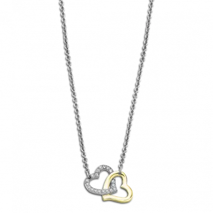 COLLAR CORAZÓN LOTUS STYLE WOMAN'S HEART LS2117-1/1 ACERO