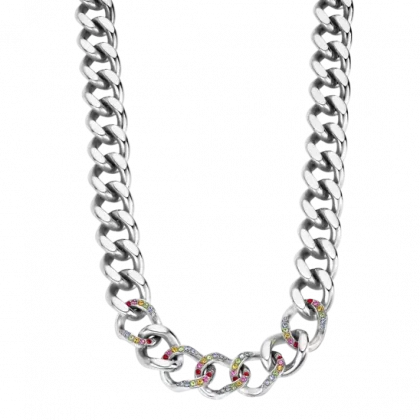 COLLAR LOTUS STYLE URBAN WOMAN LS2252-1/2 ACERO