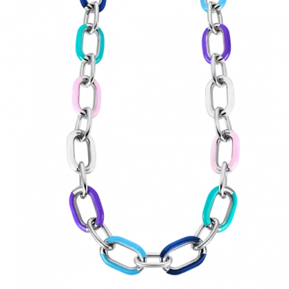 COLLAR LOTUS STYLE TROPICAL VIBES LS2330-1/1 ACERO