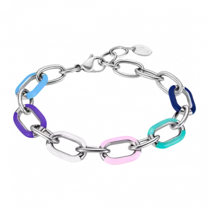 PULSERA LOTUS STYLE TROPICAL VIBES LS2330-2/1 ACERO
